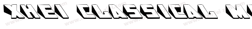 XHei Classical Mediu字体转换